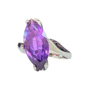 Purple stone ring size 5.5